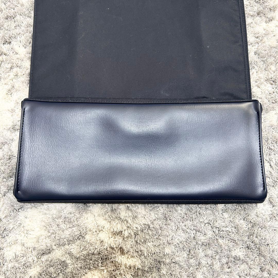 【新品未使用タグ付】familiar お受験バック　ネイビーA4縦型　ファイル付