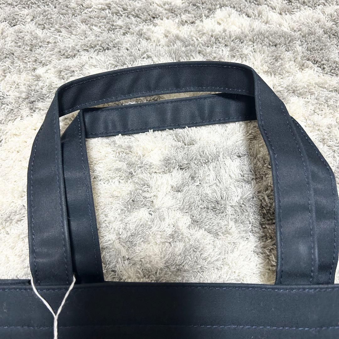 【新品未使用タグ付】familiar お受験バック　ネイビーA4縦型　ファイル付