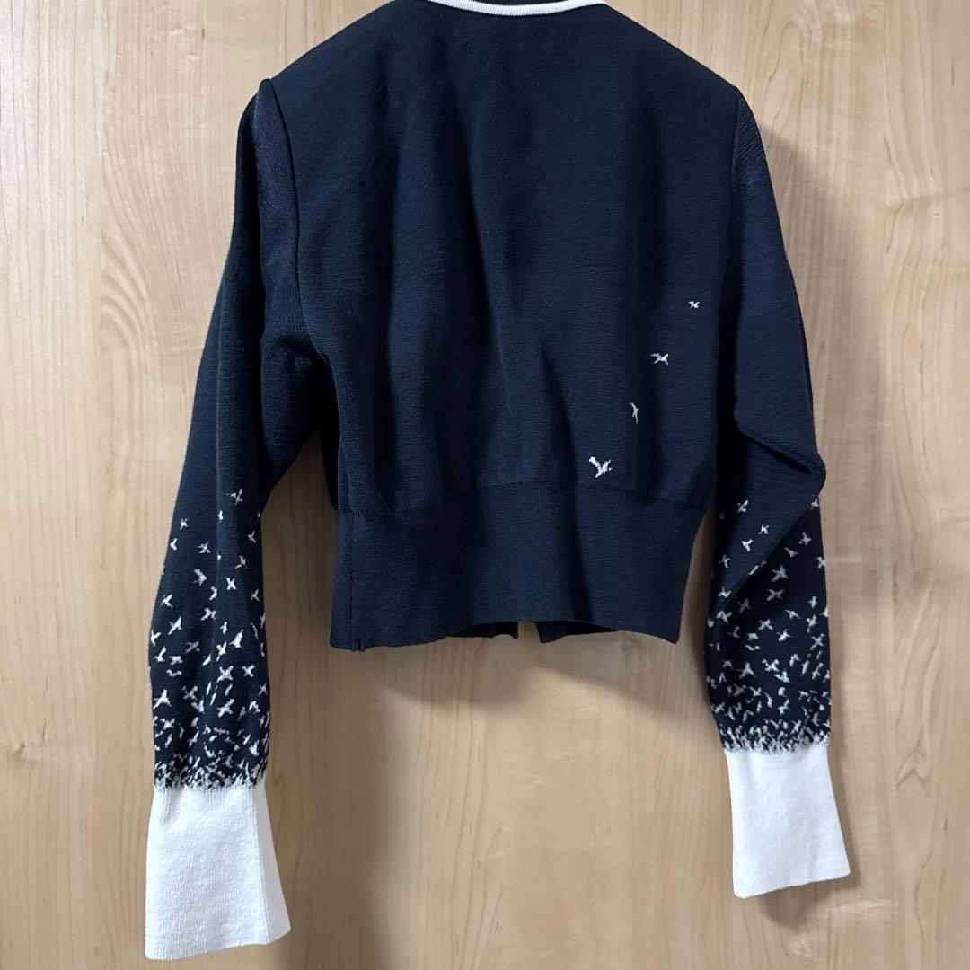 マメクロゴウチ　丹頂鶴カーディガン