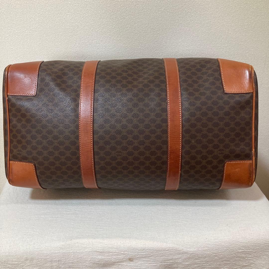 CEINE セリーヌボストンバッグ　マカダム柄　大容量　旅行用