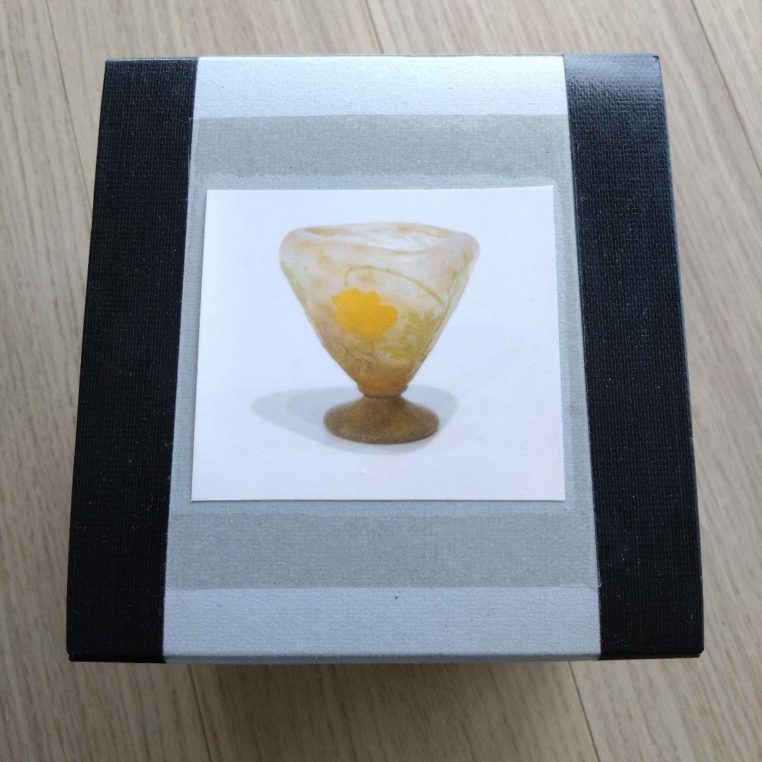 n*1様 ドーム　ヒナゲシ文花器 花器 箱付き　アールヌーボー　ドーム兄弟