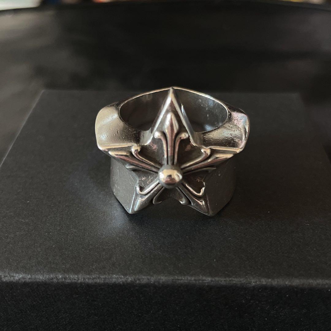 【２点おまとめ】ノーブランド 指輪 ネイルリング １５号　スター　指輪　１４号