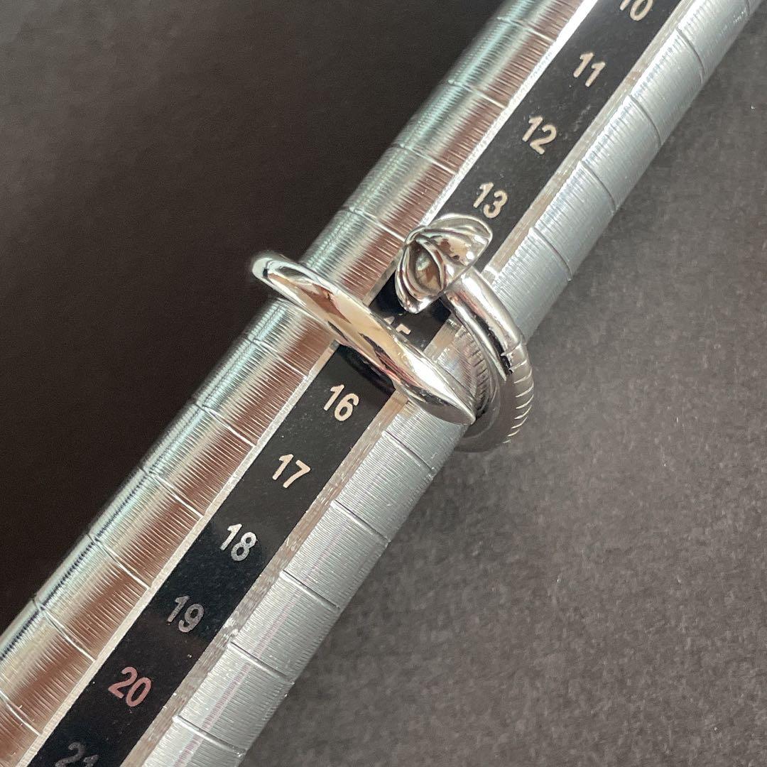 【２点おまとめ】ノーブランド 指輪 ネイルリング １５号　スター　指輪　１４号