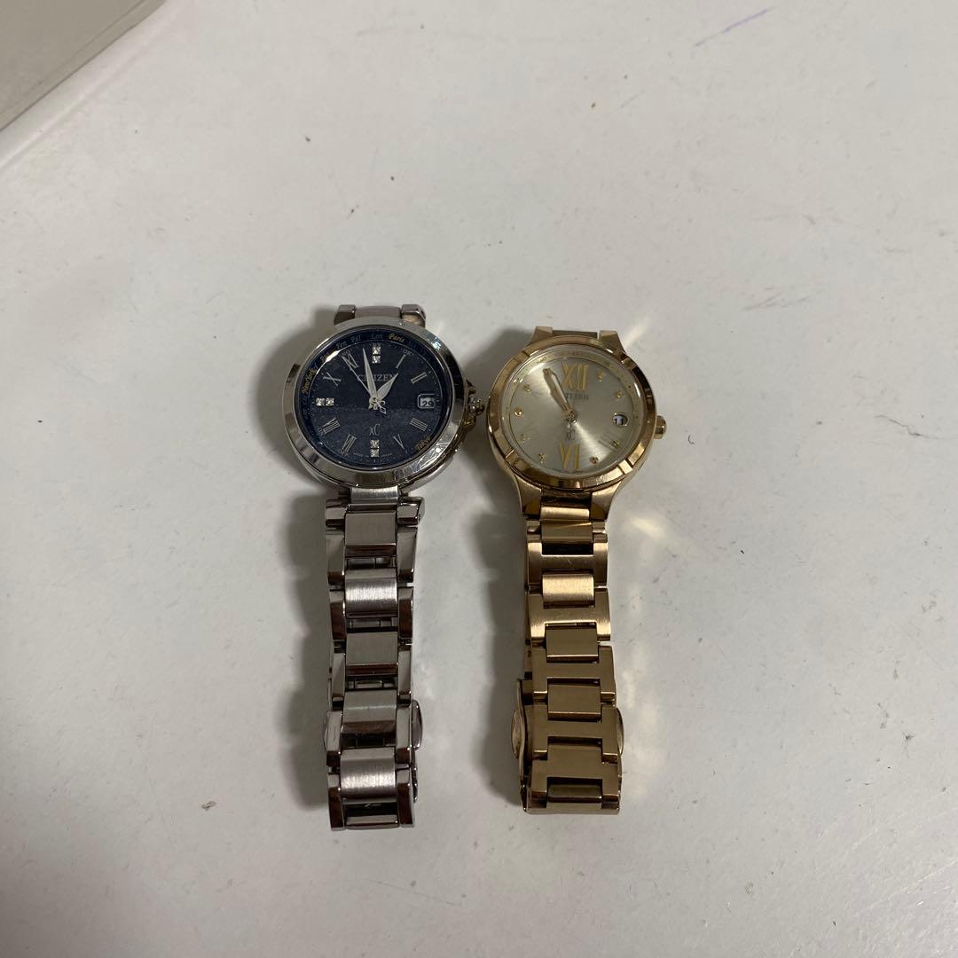 CITIZEN 電波・ソーラー　　レディース時計 2点セット