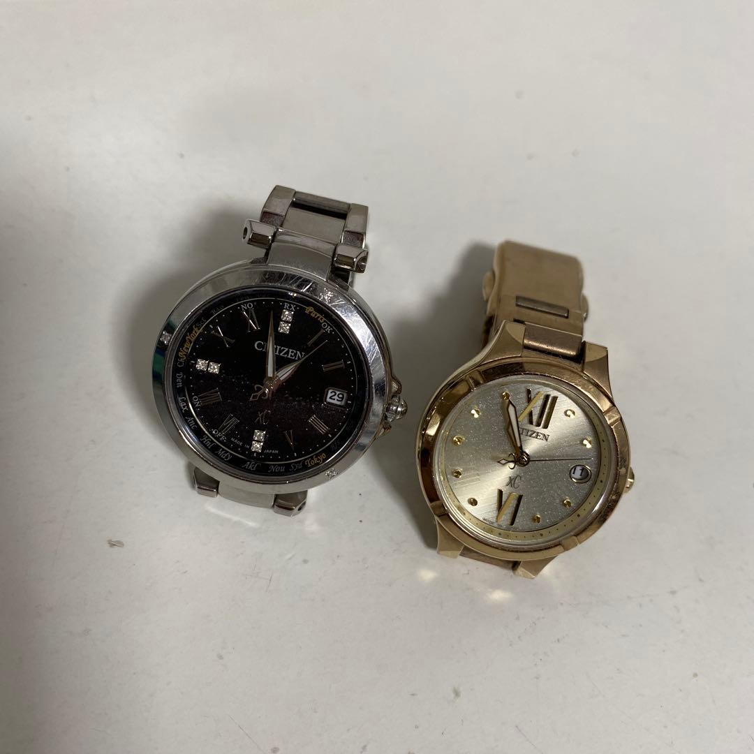 CITIZEN 電波・ソーラー　　レディース時計 2点セット