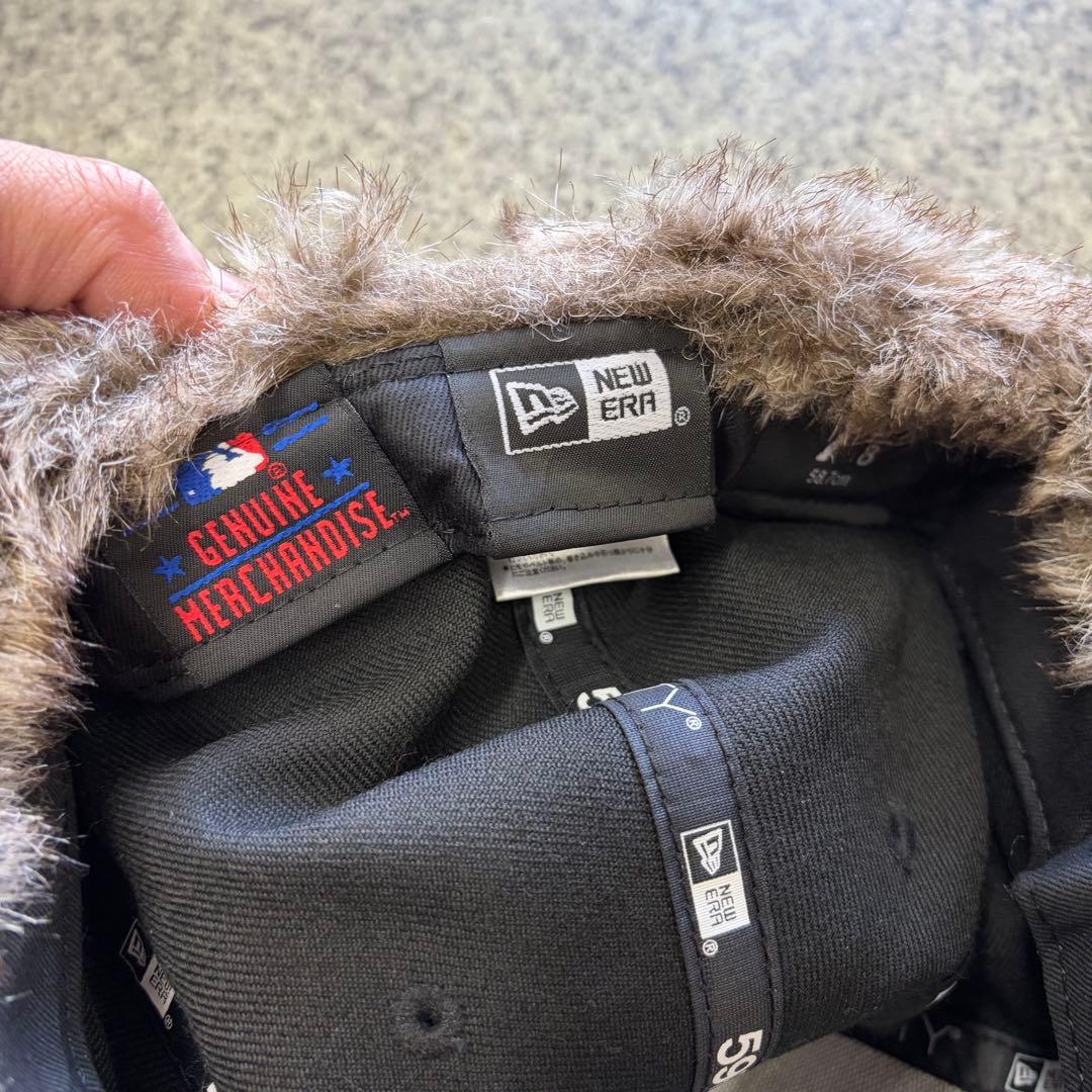 美品 New era フライトキャップ 7 3/8 サイズ