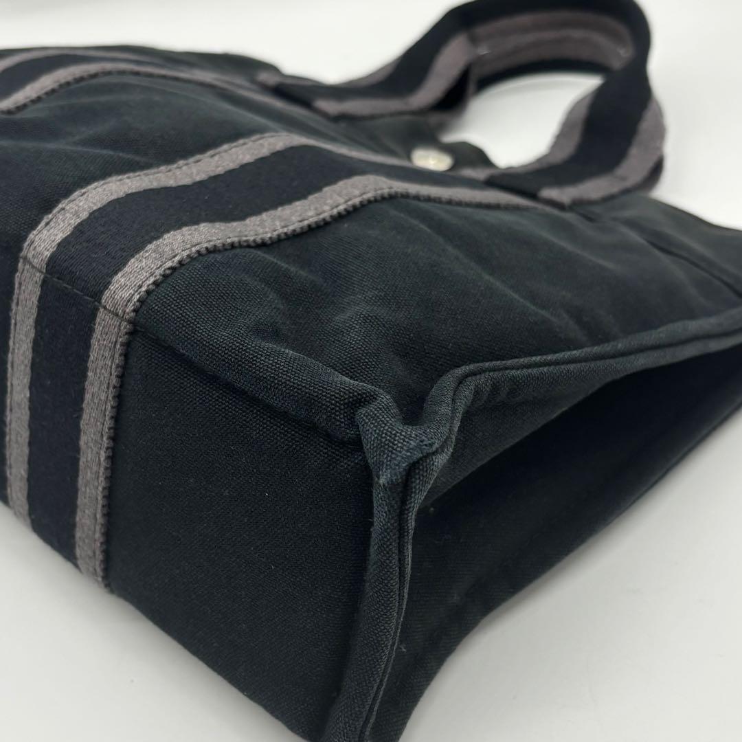 HERMES トートPM 100754M フールトゥ キャンバス ブラック