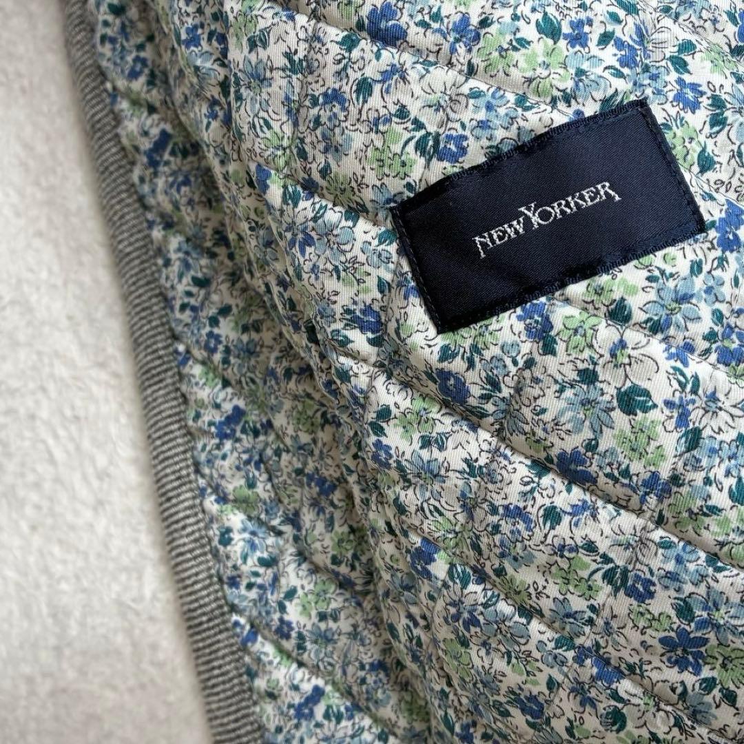 美品 ニューヨーカー リバティ キルティングコート XL ダッフルコート ウール