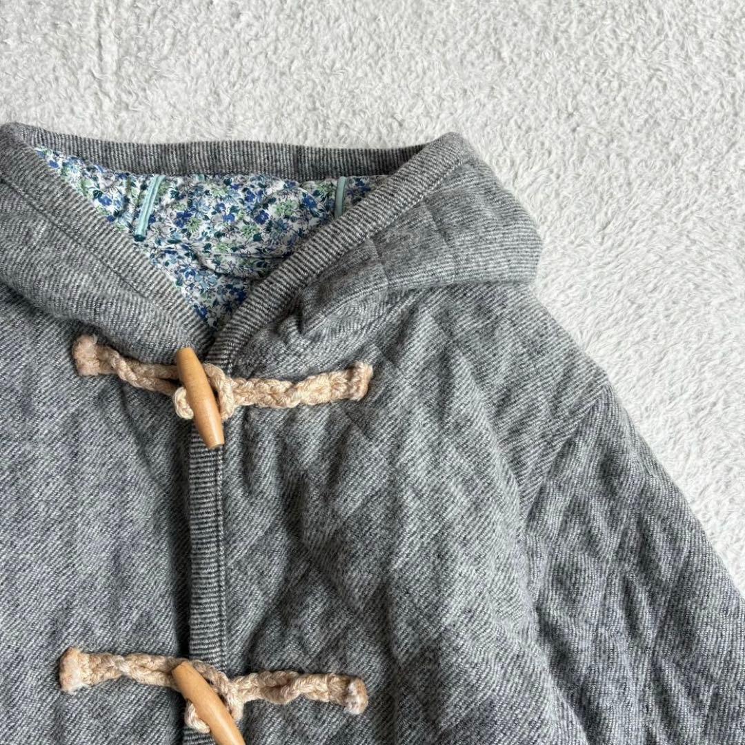 美品 ニューヨーカー リバティ キルティングコート XL ダッフルコート ウール