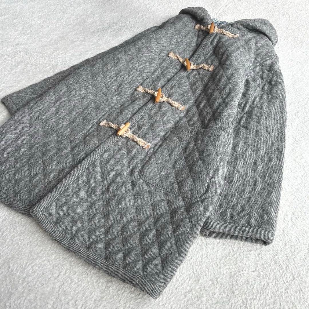 美品 ニューヨーカー リバティ キルティングコート XL ダッフルコート ウール