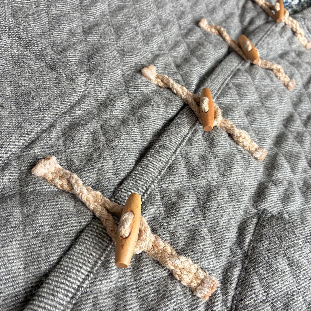 美品 ニューヨーカー リバティ キルティングコート XL ダッフルコート ウール