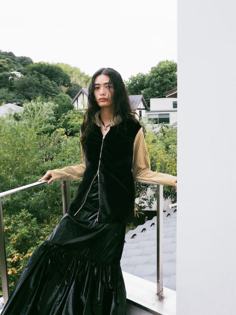 sahara（MARTE）Fur Docking Zip Top