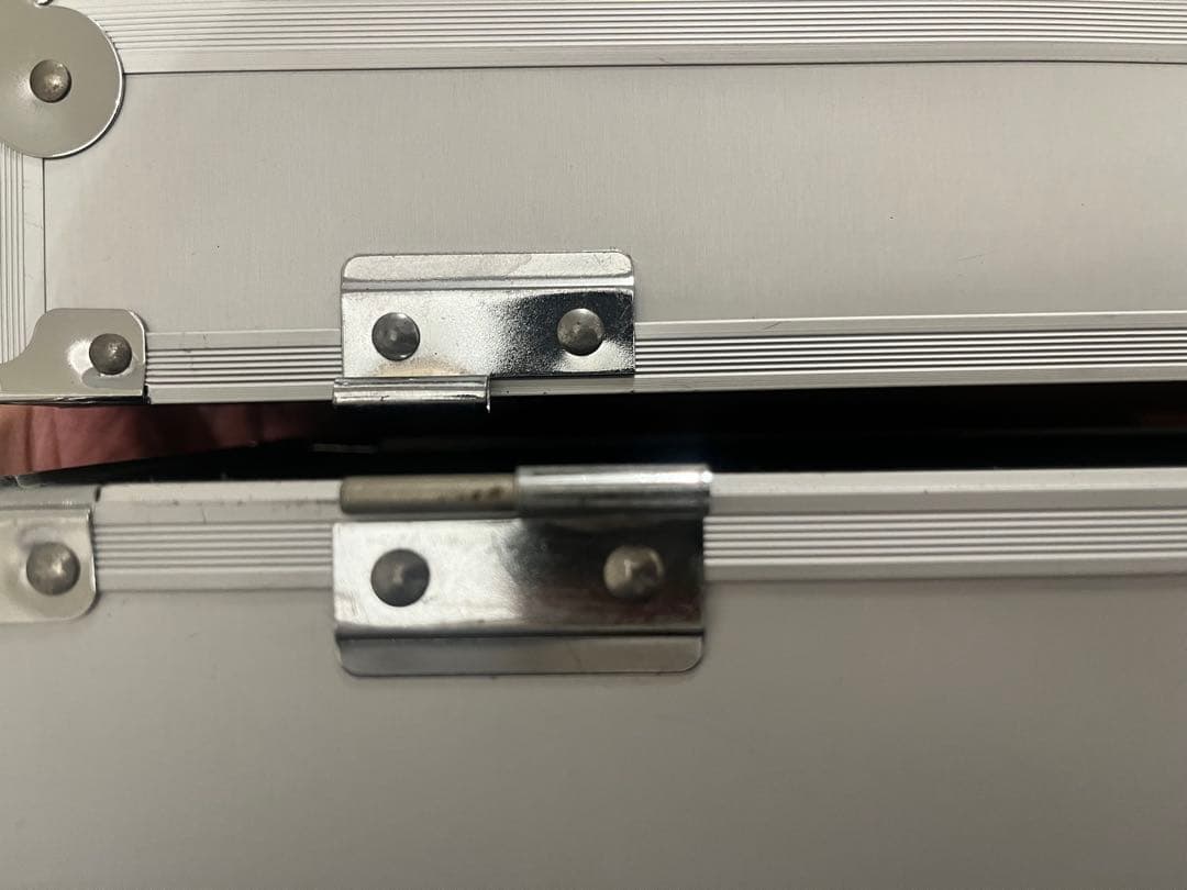 7インチレコード　シルバー　ハードケース