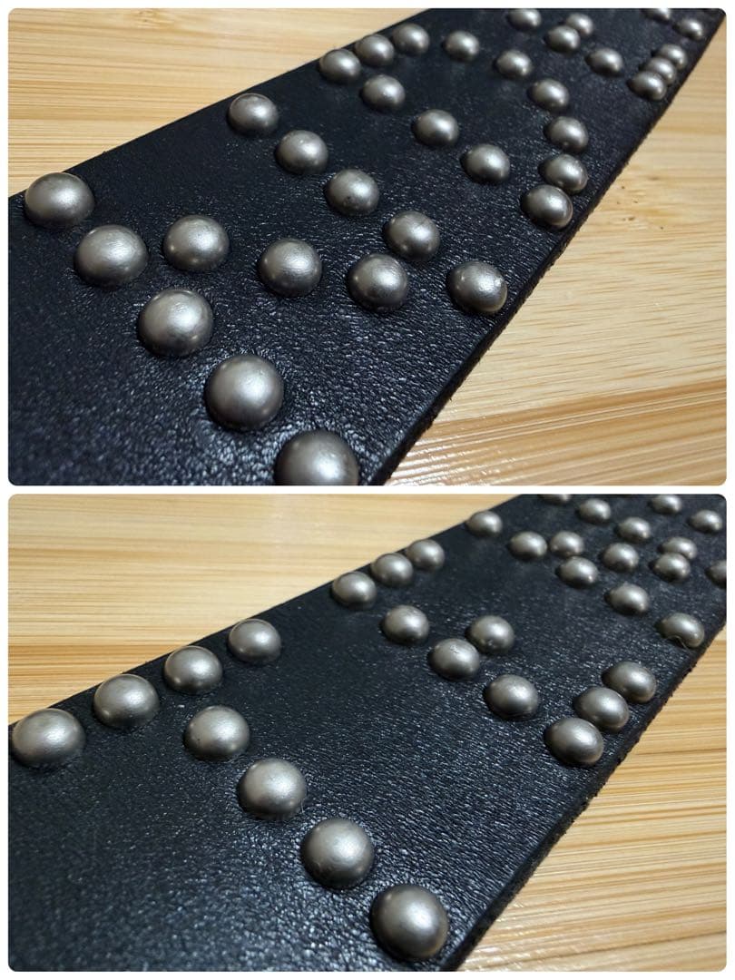 ⭐️美品⭐️テンダーロイン×ポーター⭐️ブラックレザー⭐️シルバースタッズ⭐️34