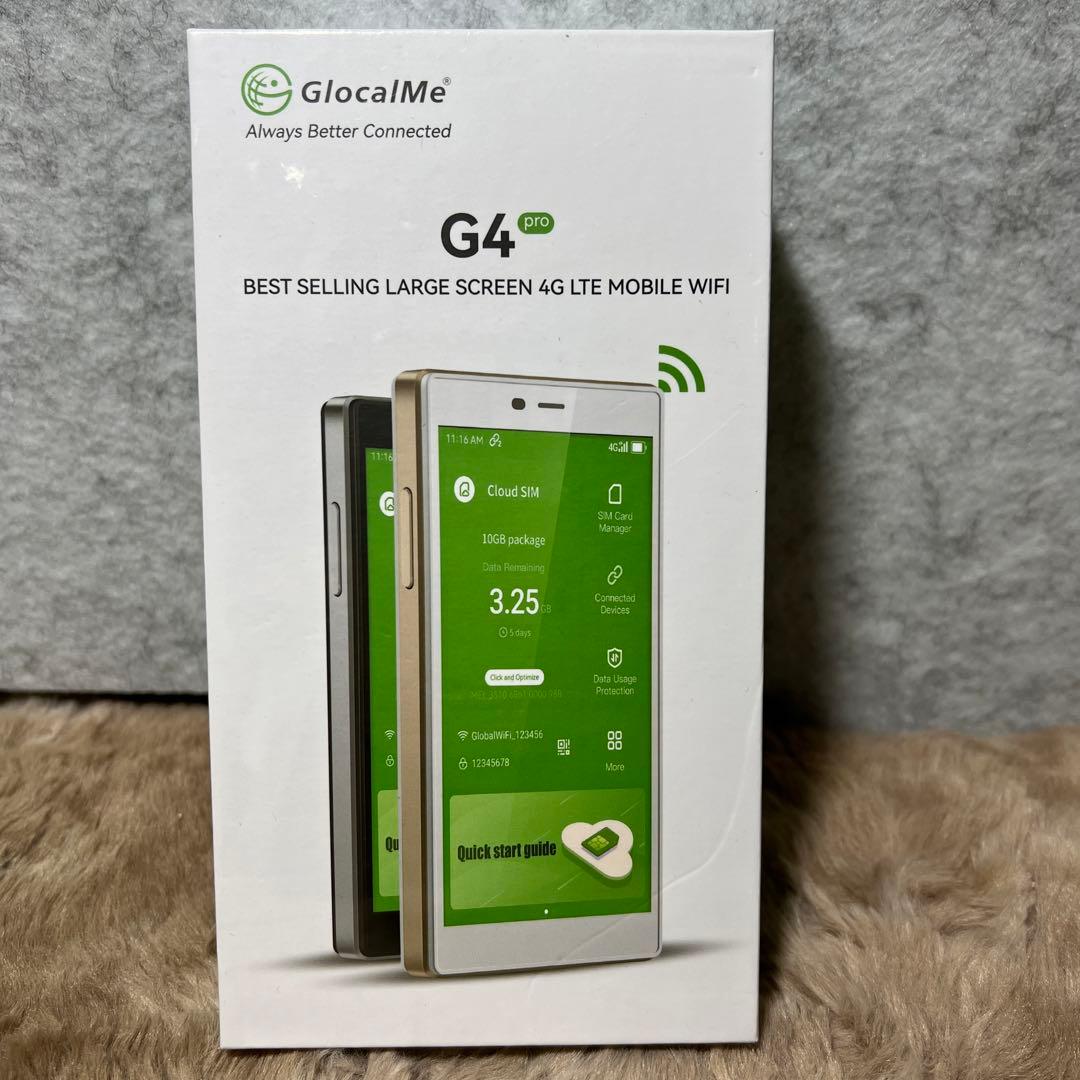 GlocalMe G4 Pro 4G対応 ポケットWiFi