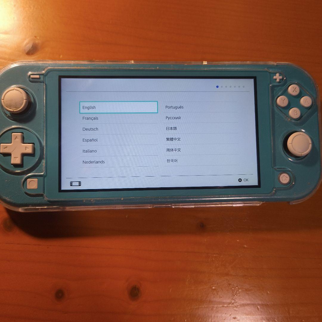 ジャンク　部品取り　Nintendo Switch Lite 水色 ジャンク