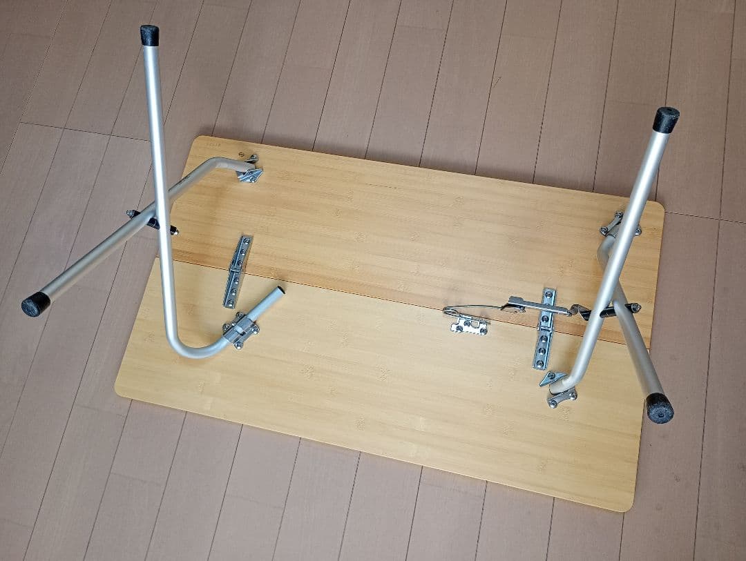  PEAK スノーピーク ワンアクションローテーブル竹 中古品