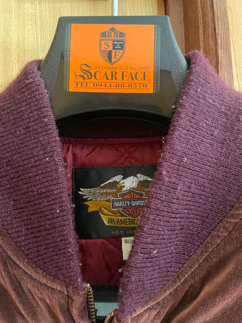 Harley-Davidson ベロアスカジャン　ハーレダビッドソンアウター