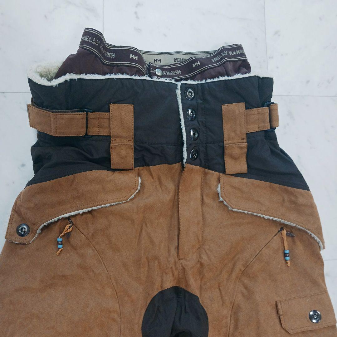 【希少】ヘリーハンセン スキースノボーウェアー 上下　ボア　スウェード