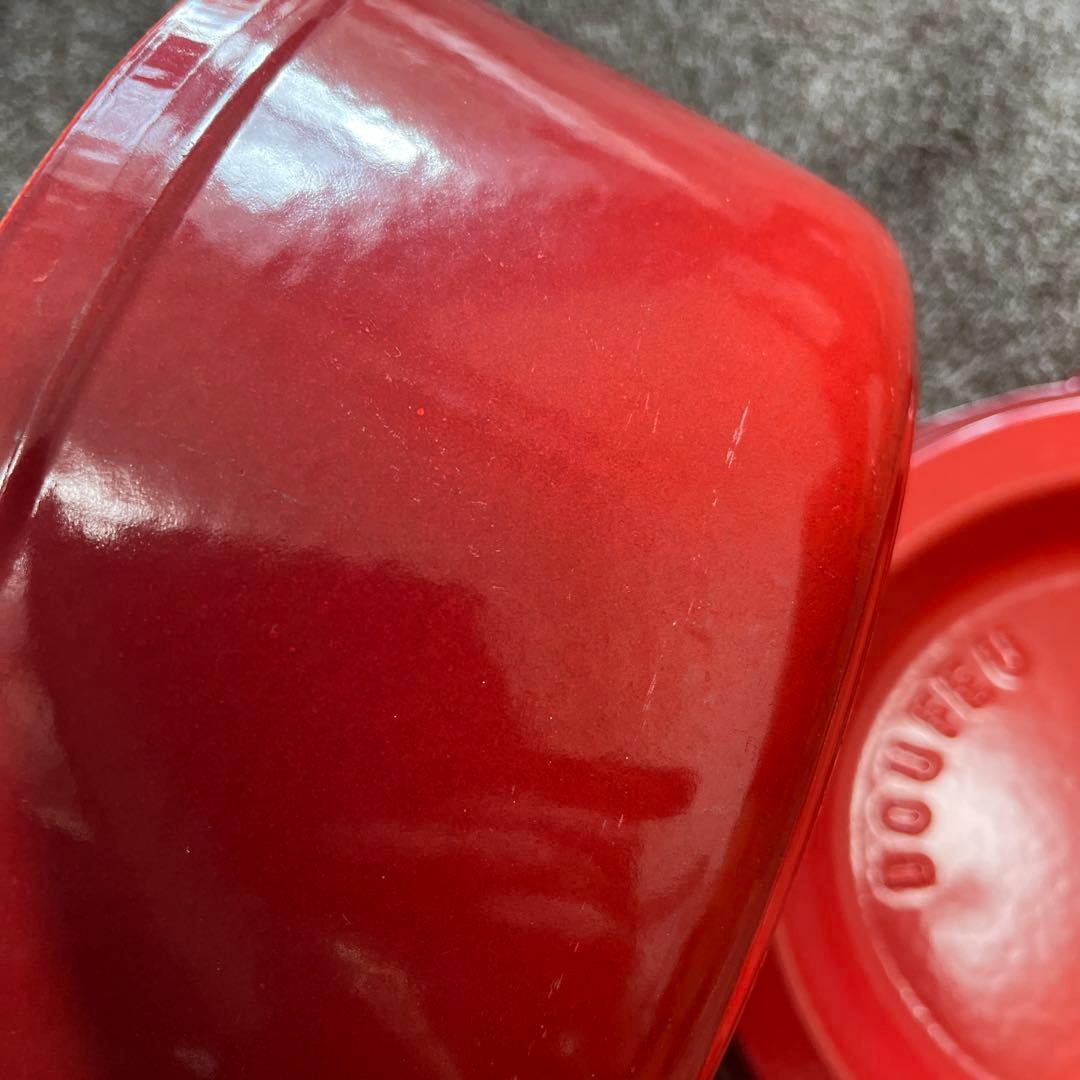 Le Creuset ルクルーゼ DOUFEU デュッフ 24cm両手鍋 レッド