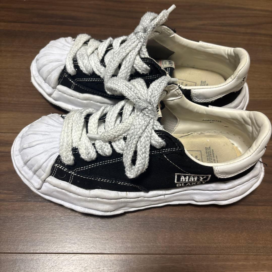 ミハラヤスヒロ　BLAKEY オリジナルソールキャンバスローカットスニーカー