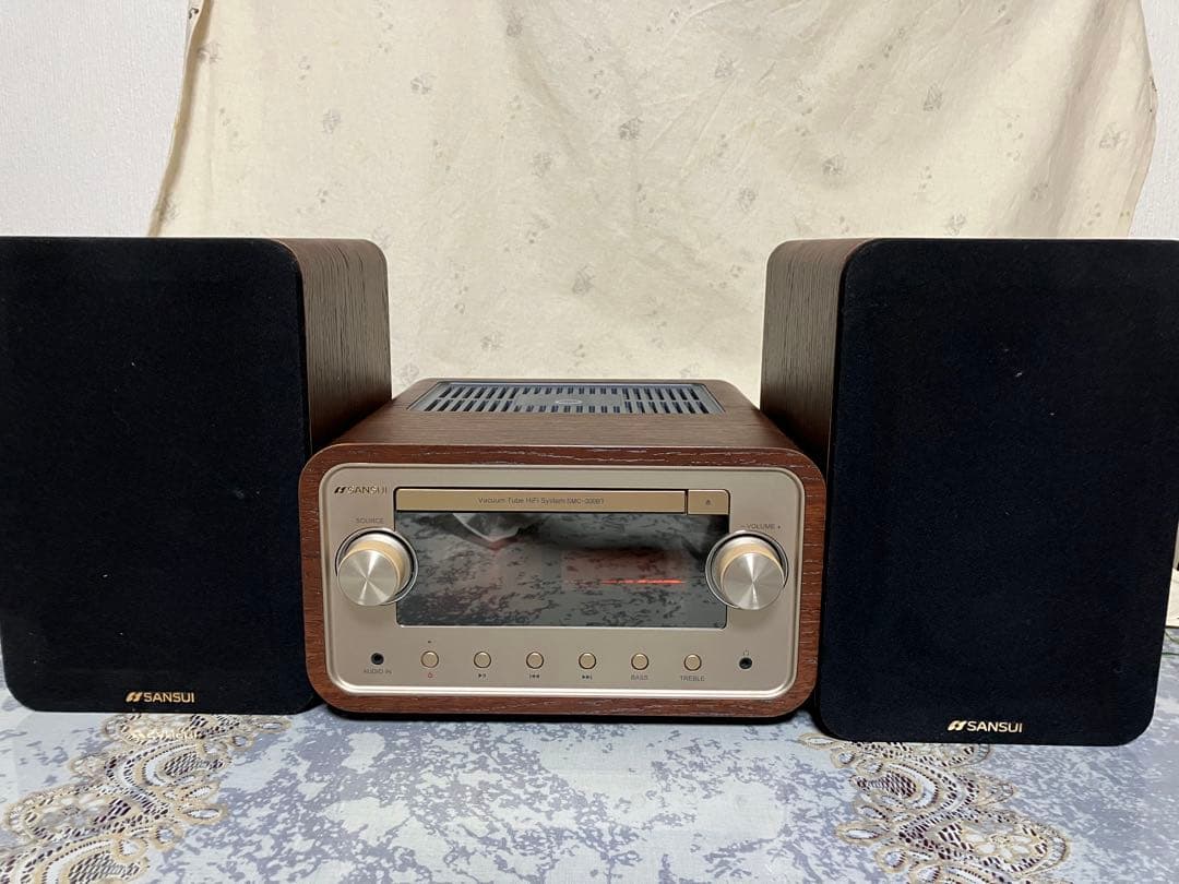 美品 サンスイ SMC-300BT 真空管 CDステレオシステム あたたかい音色