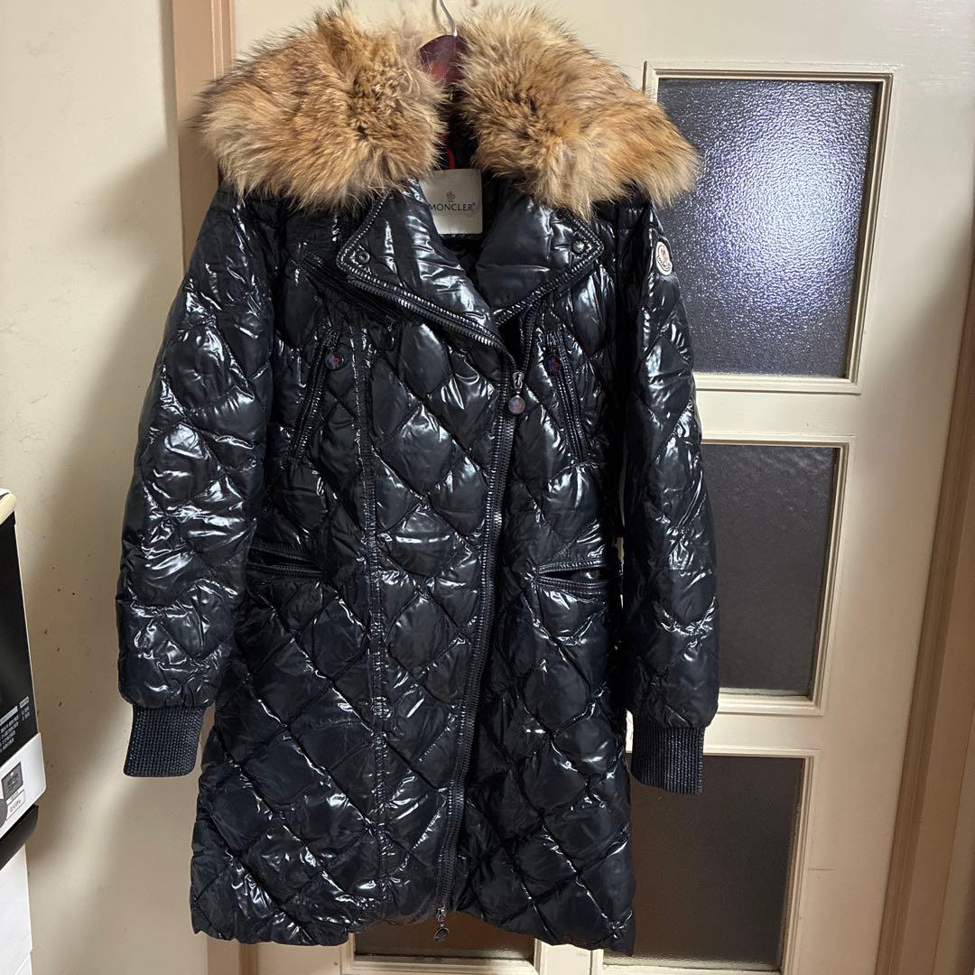 お値下げ！MONCLER 黒 ダウンコートモンクレールサイズ0