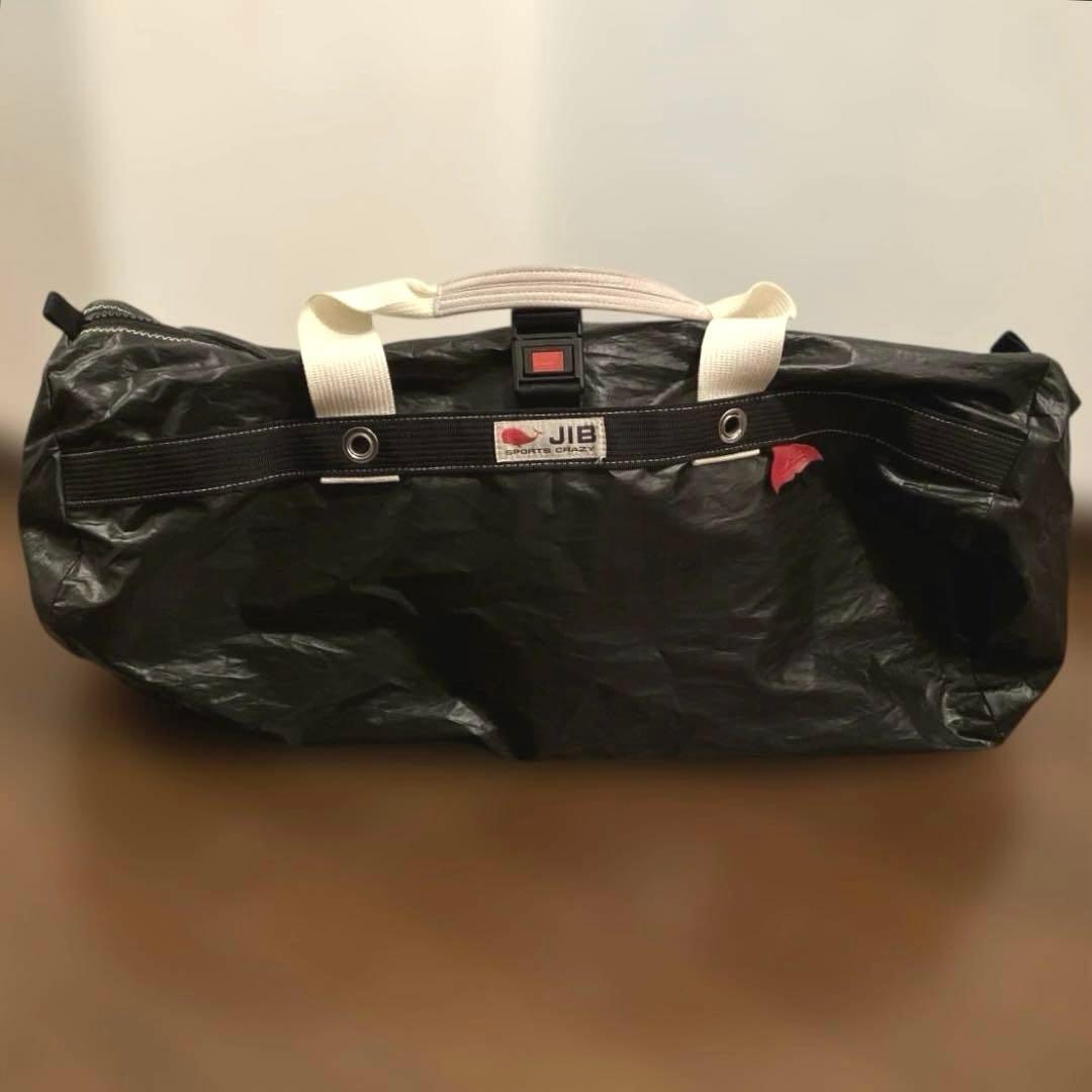 JIBダッフルバッグ　ラージサイズ　ブラック　白ハンドル　革ハンドル　レア　希少