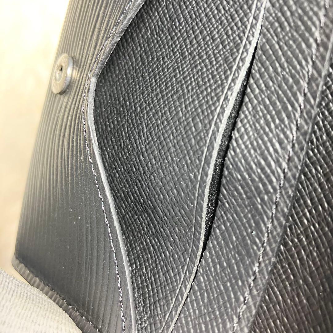 【外観美品】ルイヴィトンエピ 名刺入れ カードケース ブラック