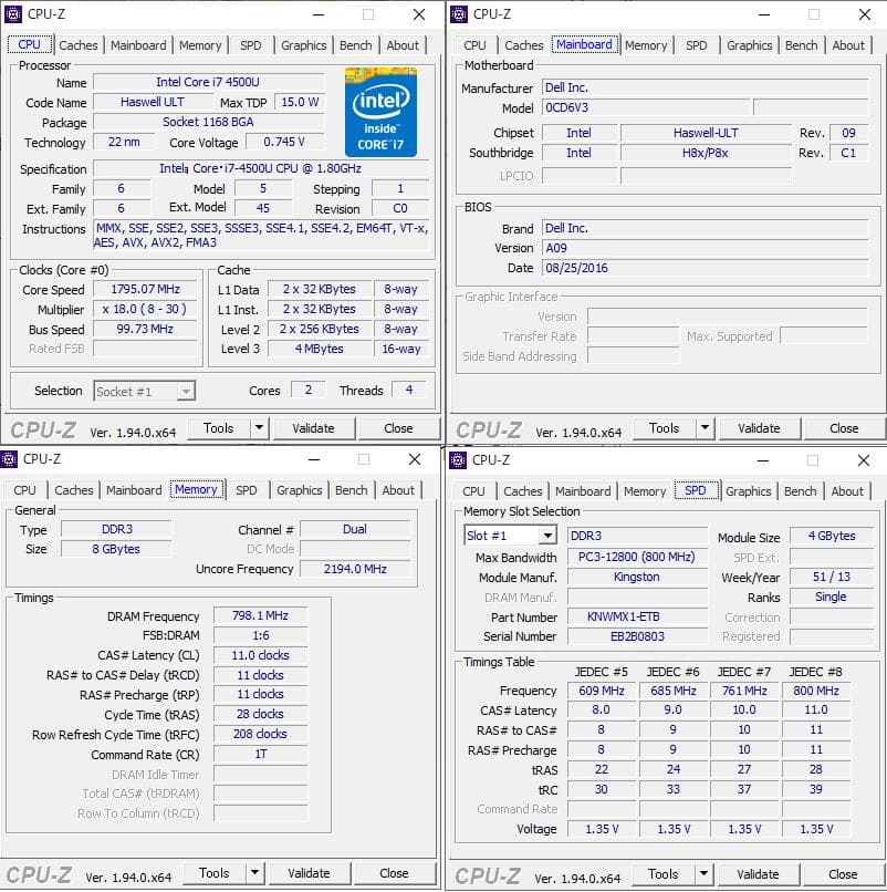 Dell inspiron 15r 5537 ストレージ抜き中古
