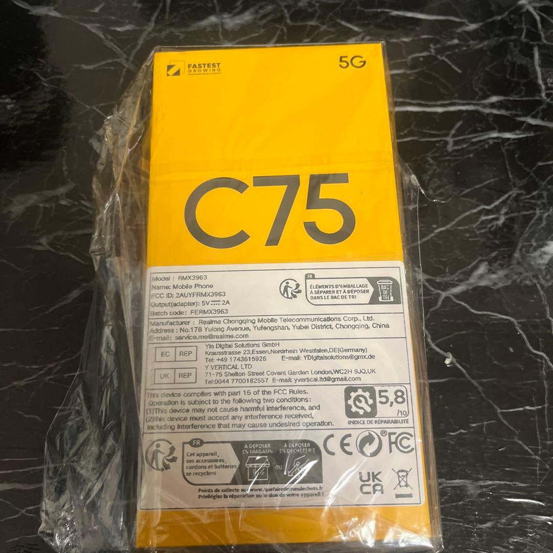 realme C75 5G スマートフォン 本体