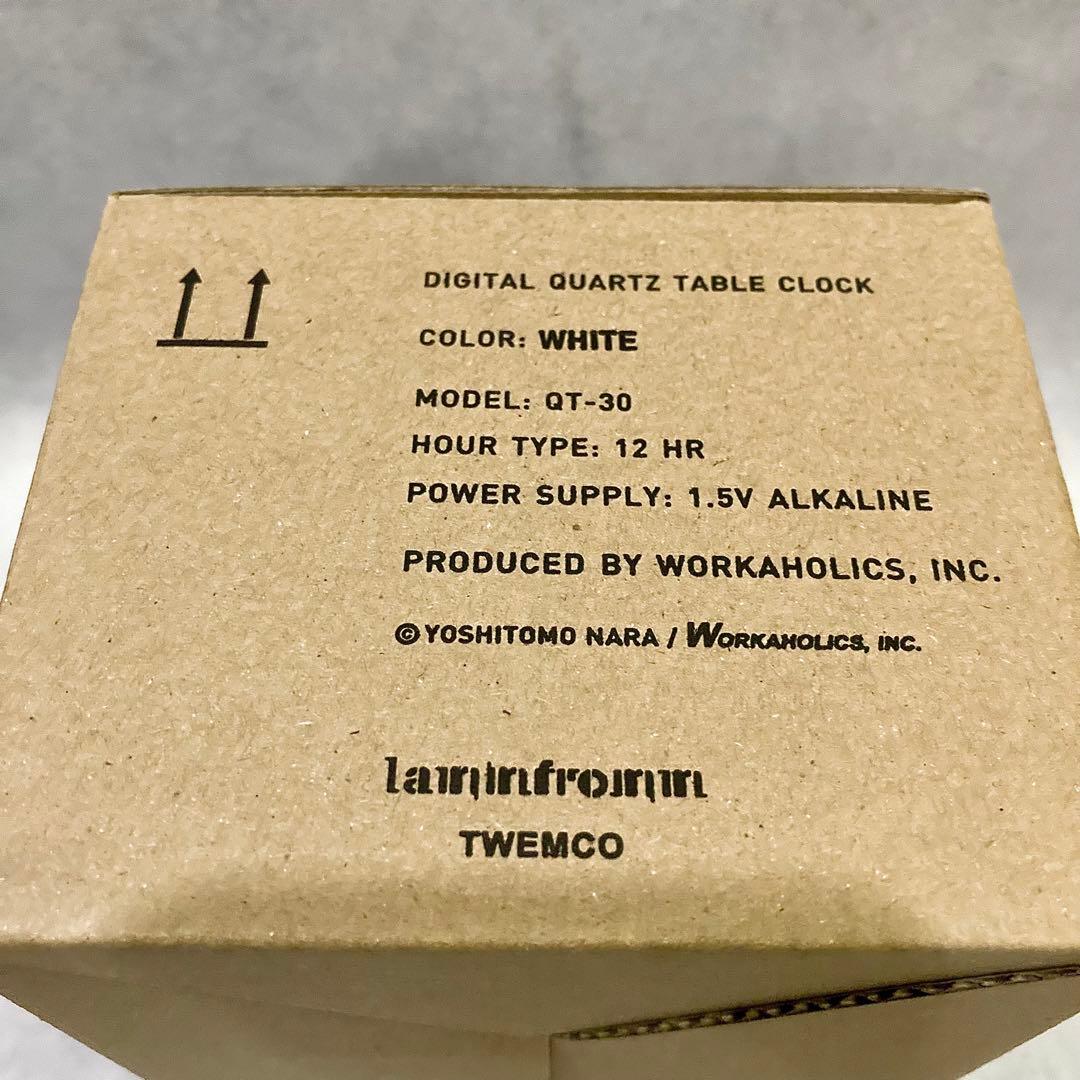 新品国内正規品 奈良美智 パタパタクロック WALK ON ホワイト 限定カラー