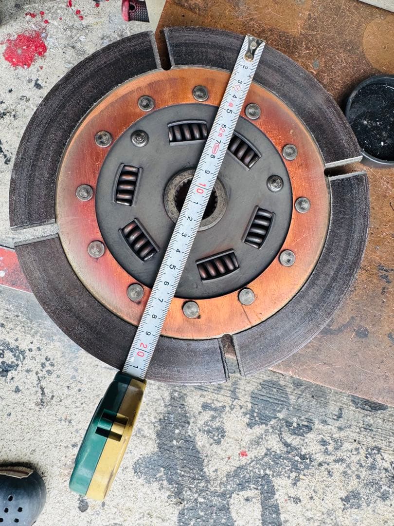 OS技研ツインプレート RB25 RB26 L型 VQ35パーツ 215mm