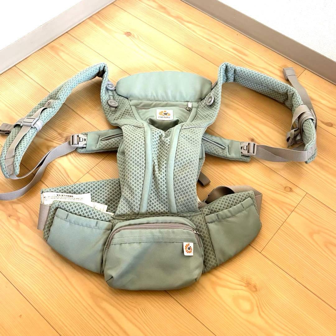 エルゴベビー　オムニブリーズ　　ベビーキャリア　セージグリーン　抱っこ紐
