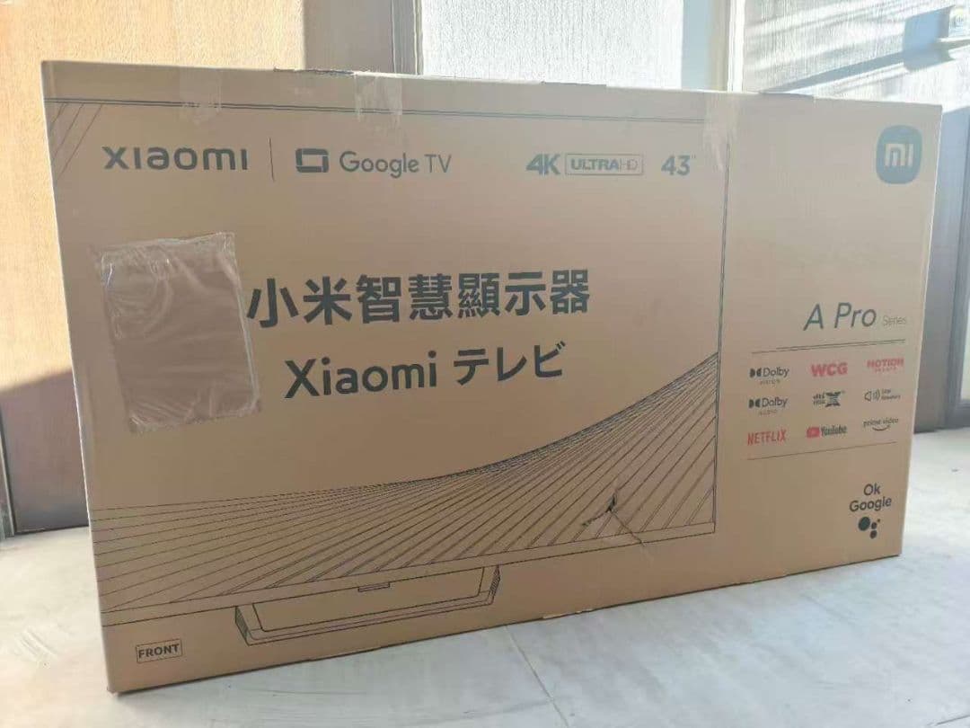 ヤ*ン様 (テ45）新品Xiaomi テレビ 43インチ A Pro 4K