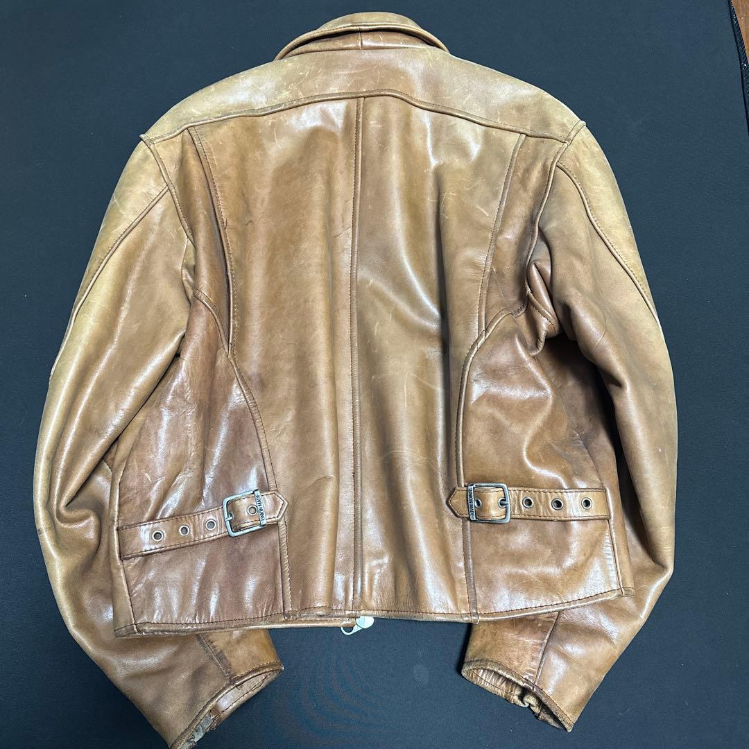 Blue Cross シングルライダースジャケット