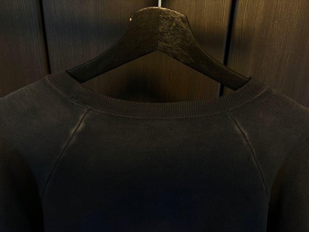 A.PRESSE Vintage Sweatshirt 4 ブラック