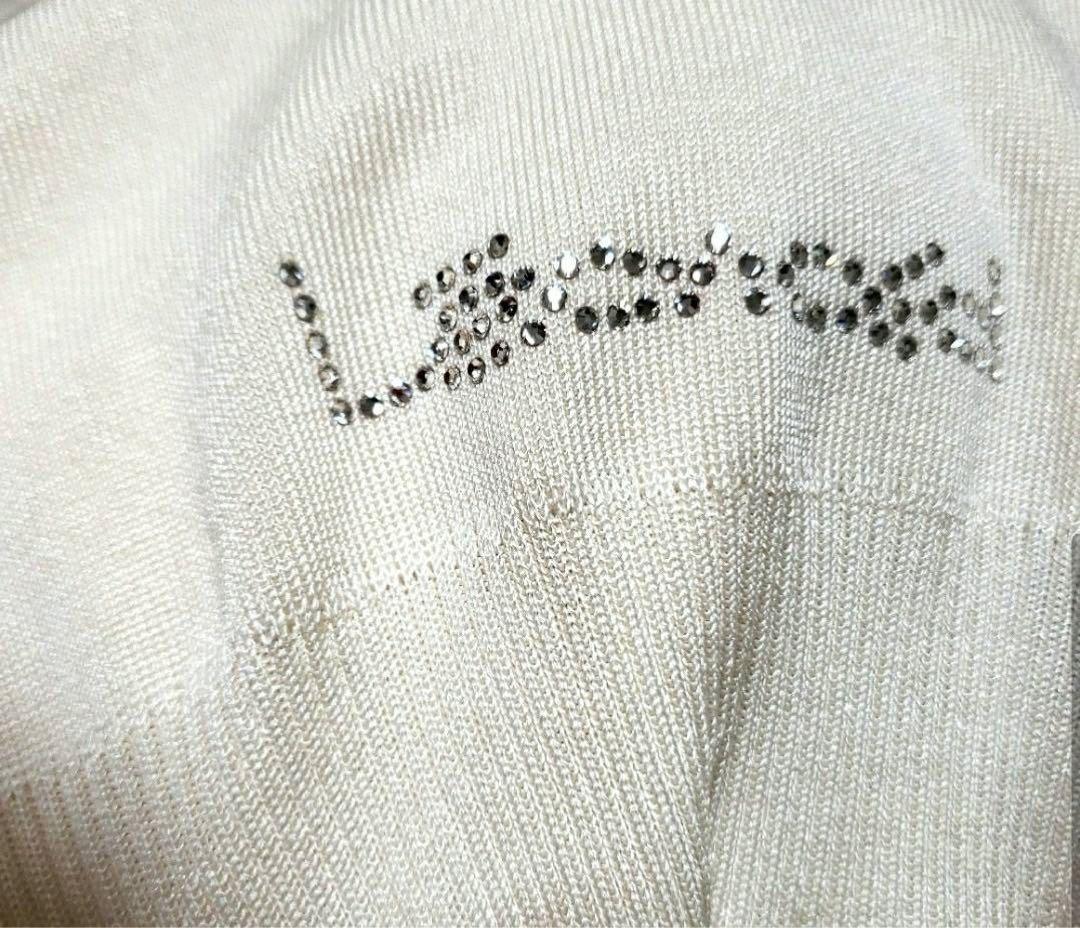 ☆極美品☆ レオナール上質カーディガン　アイボリー ４２