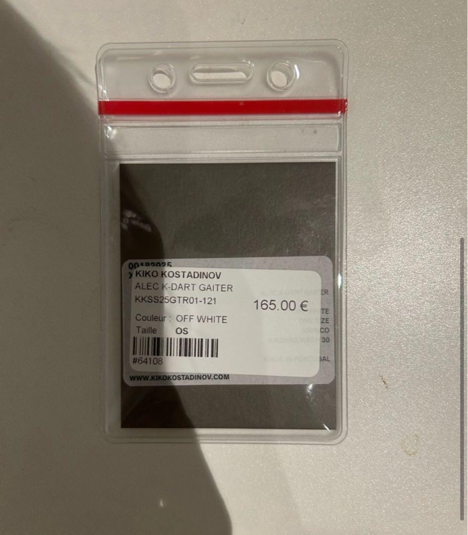 小物 kiko kostadinov 25ss ALEC K-DART GAITER