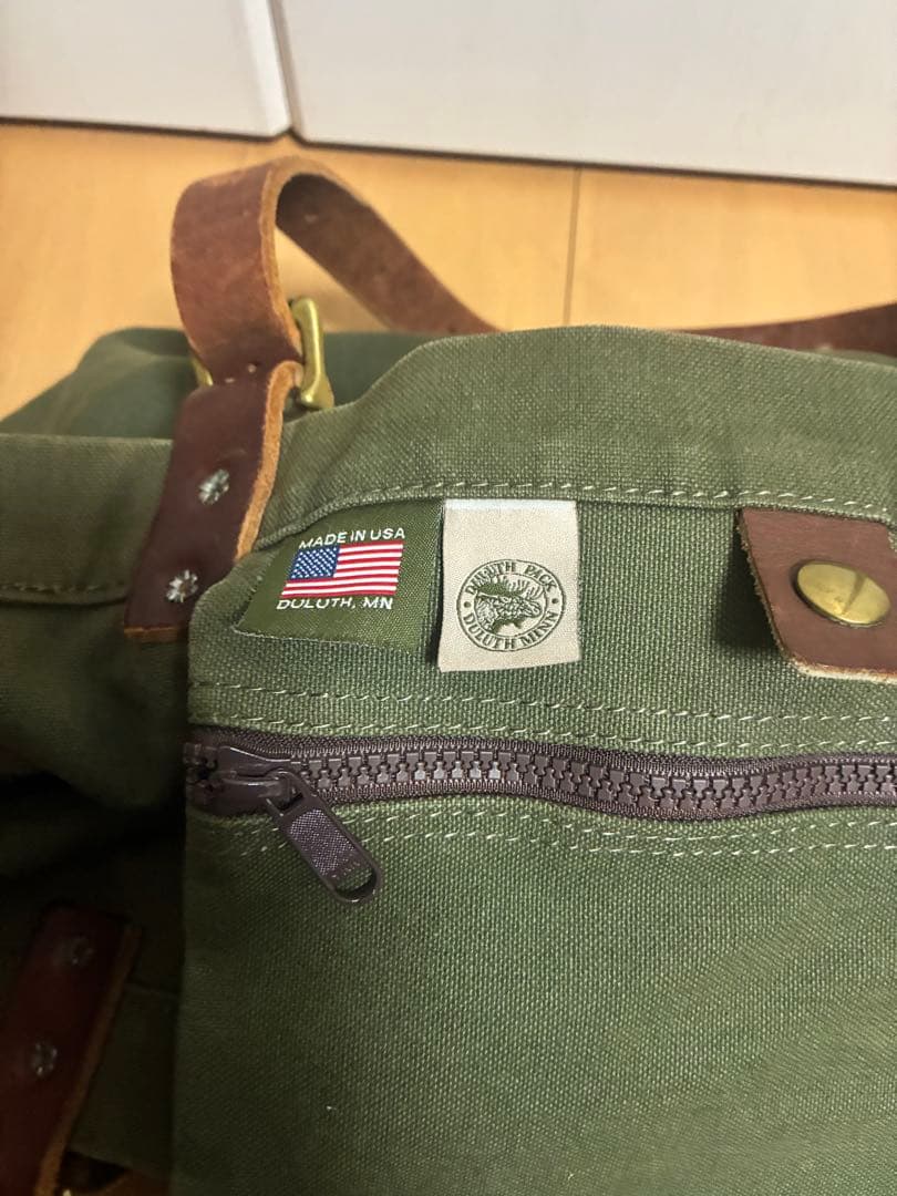 アメリカ製 Duluth Pack トート オリーブ
