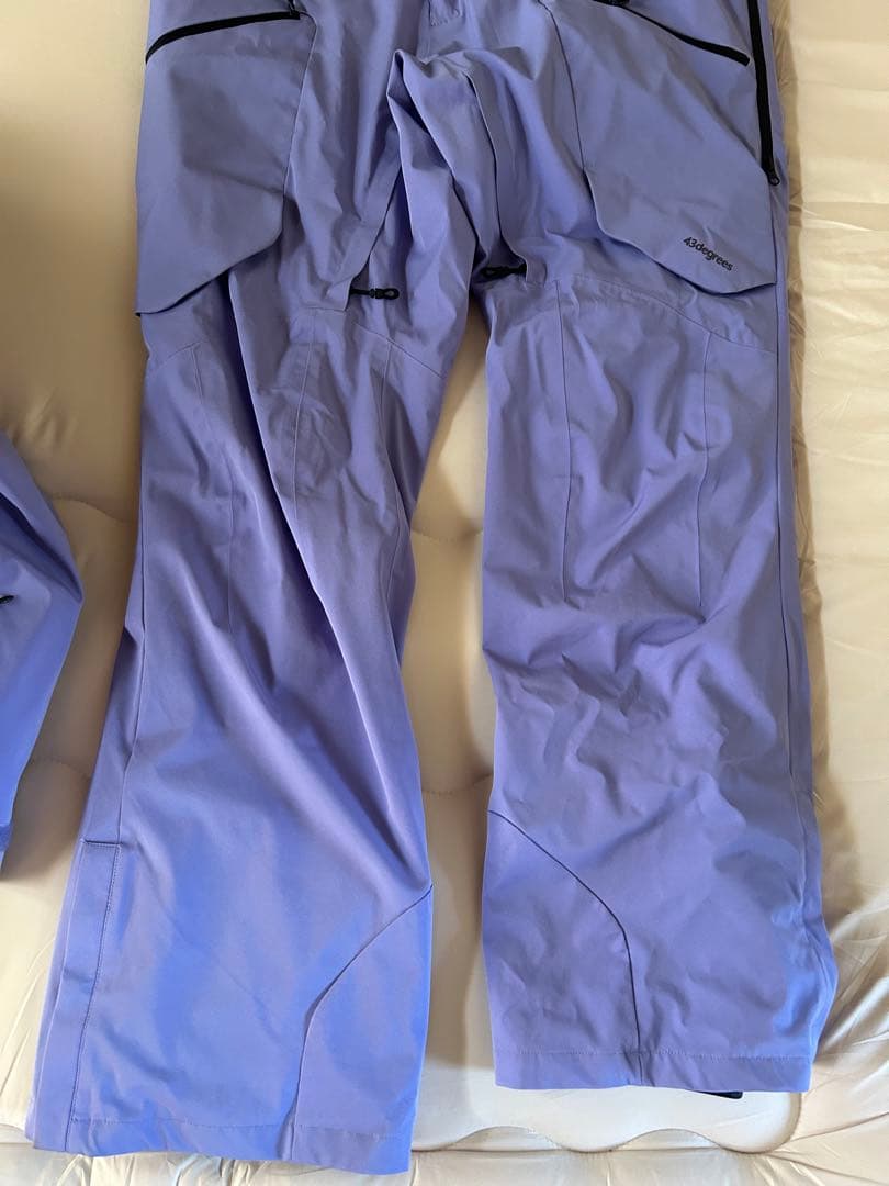 薄紫色スノーボードウェアセット 3L スキーウェアセット 上下セット