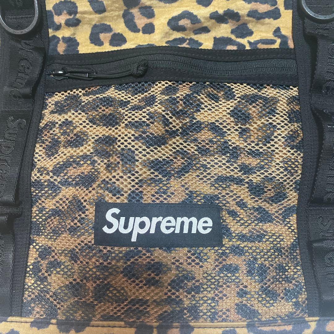 バッグ Supreme zip tote leopard 20AW
