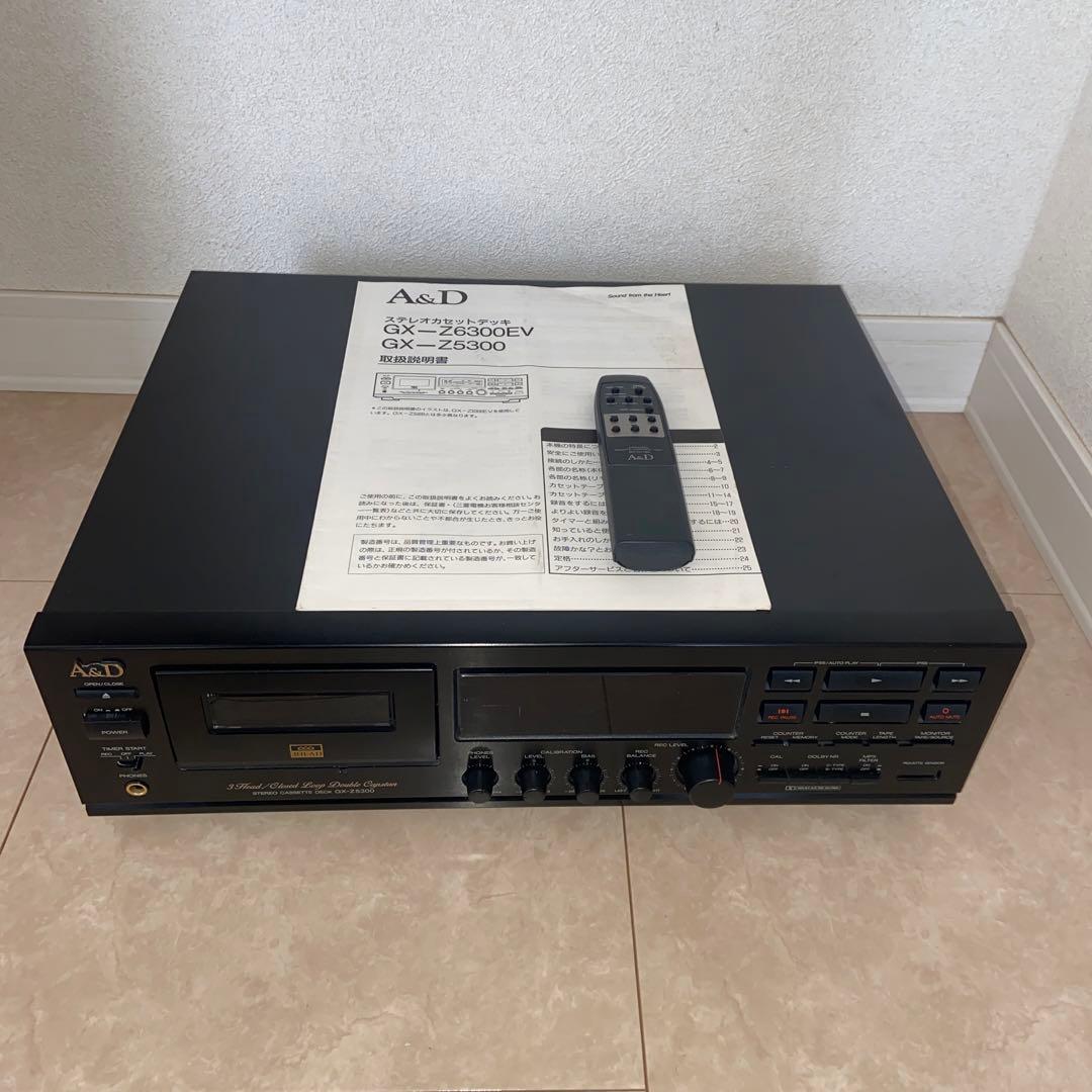 A&D 3HEADデュアルキャプスタンカセットデッキ GX-Z5300