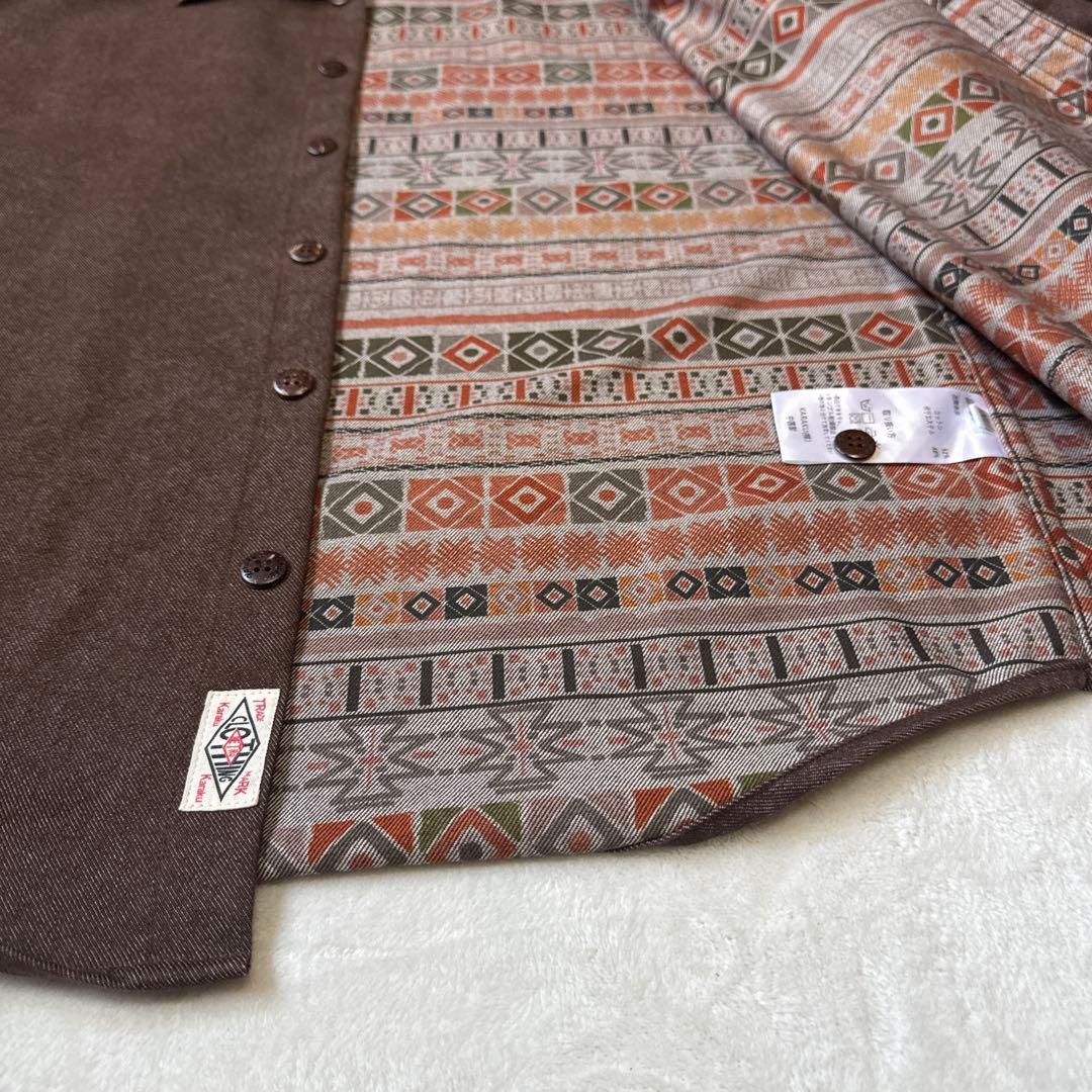 【カラク】Karaku 長袖シャツ アウター ジャケット シンプル XL 極美品