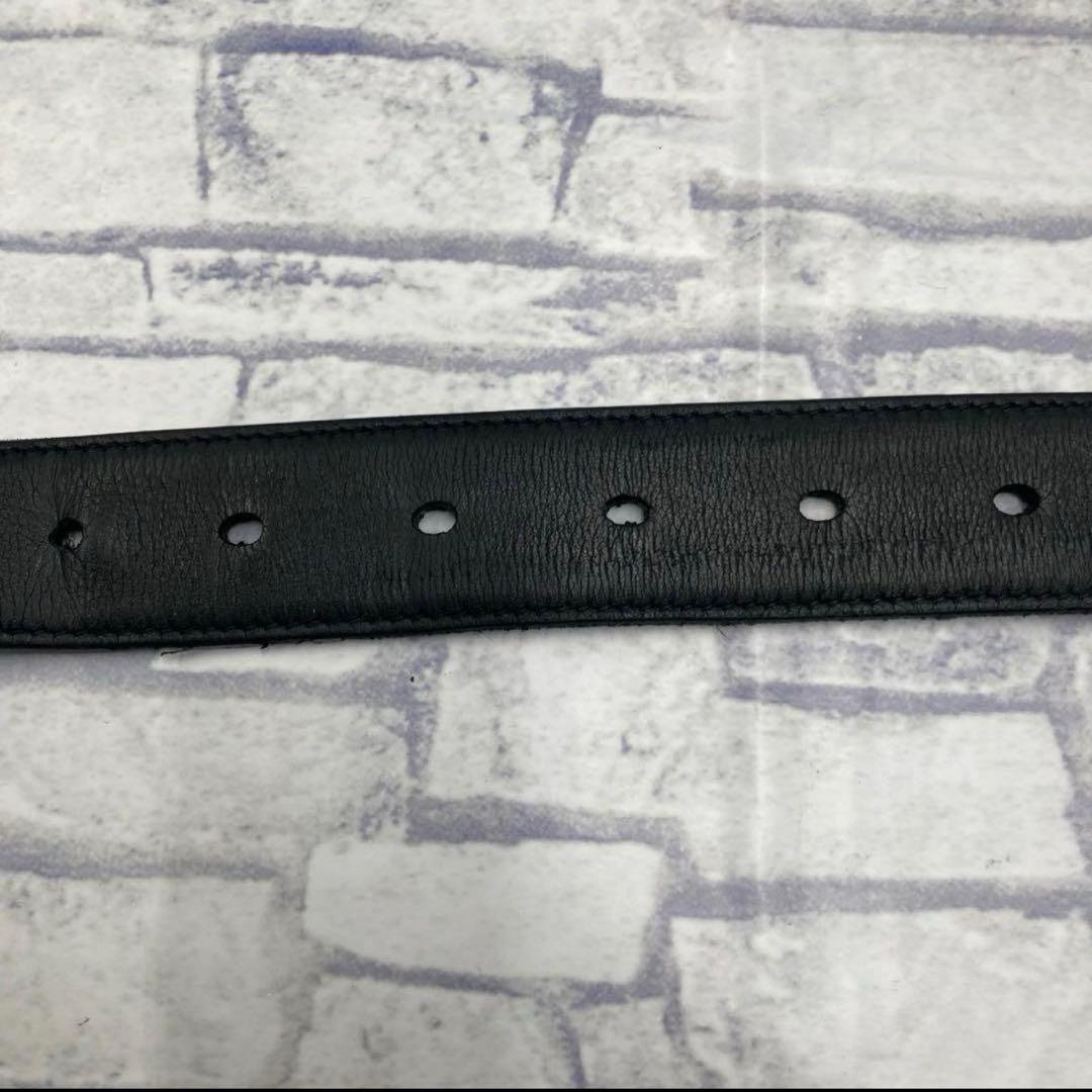 付属付き✨サンローランパリ ベルト カサンドラロゴ YSL レザー ブラック