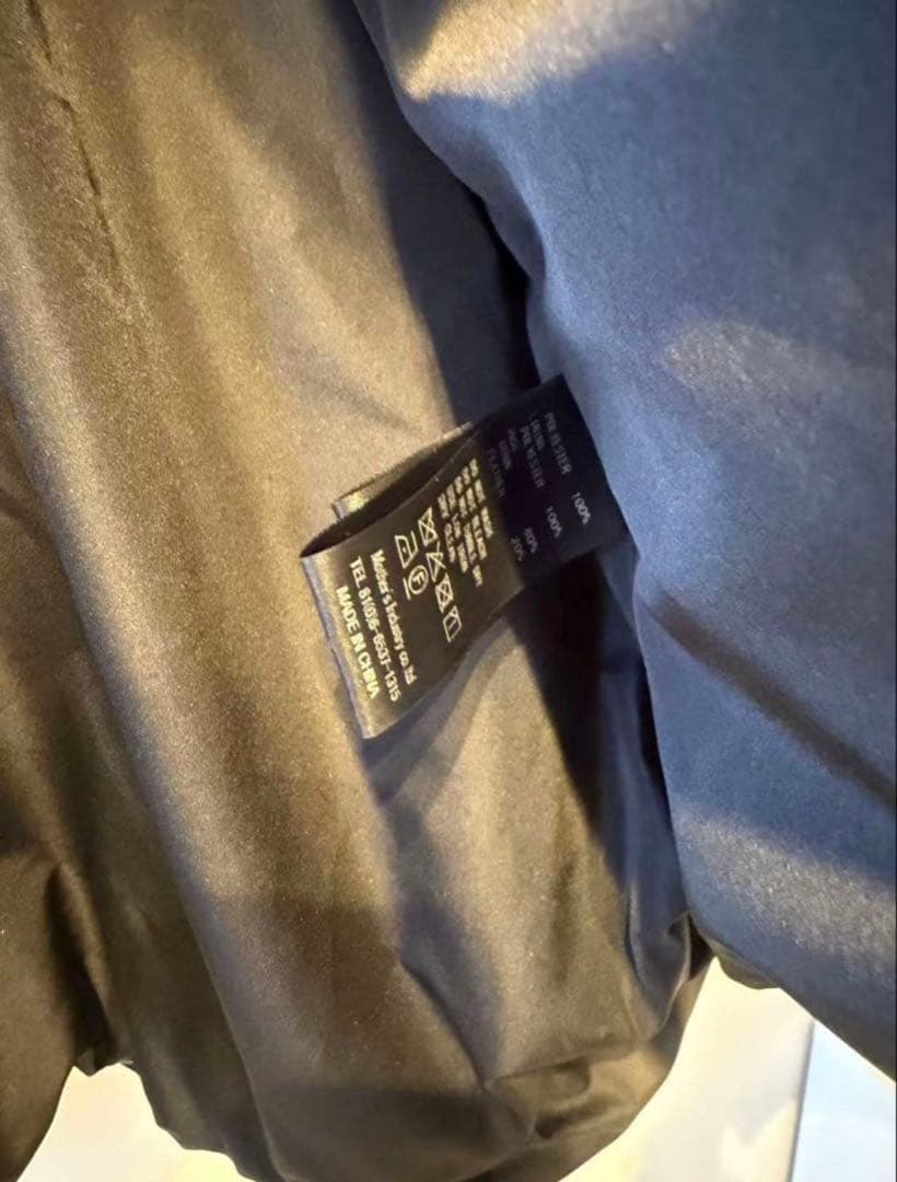 mizuiroind フード付きショートダウンジャケット