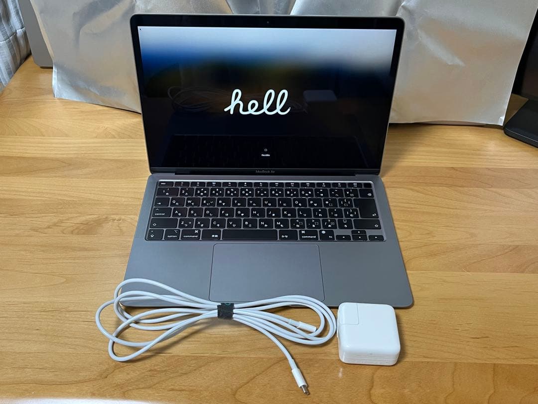 Apple MacBook Air M1 (2020) 充電器ケーブル付