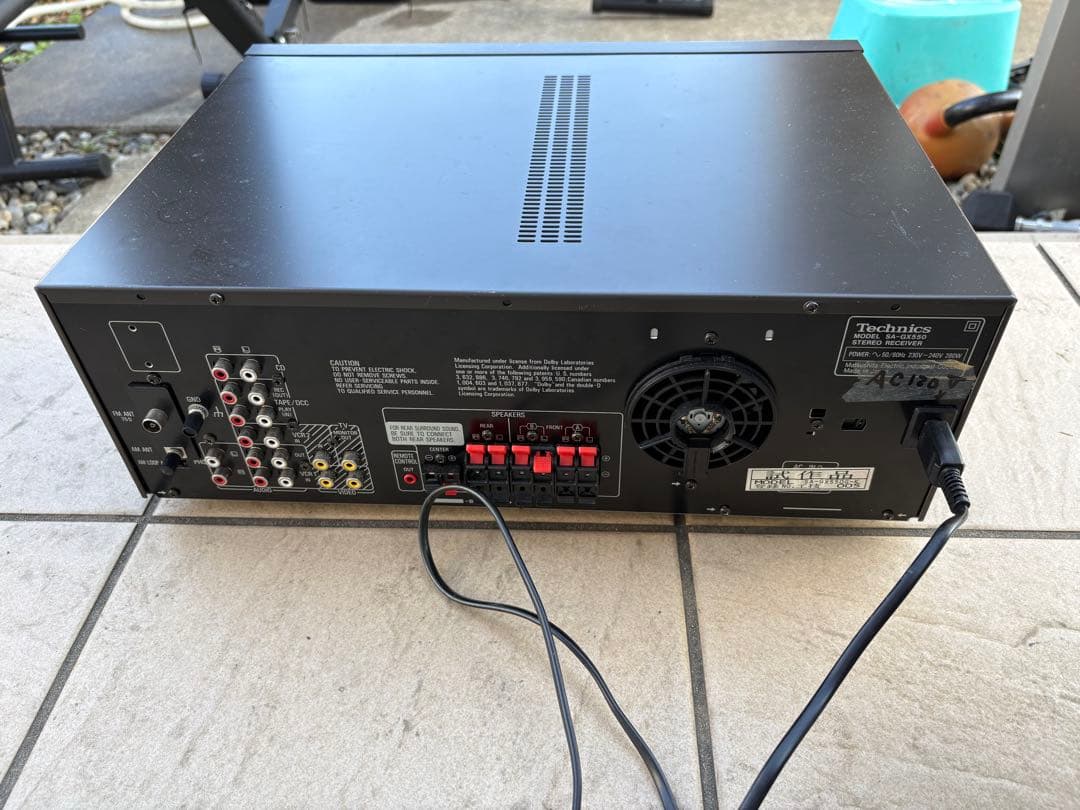 Technics SA-DX550 AVアンプ
