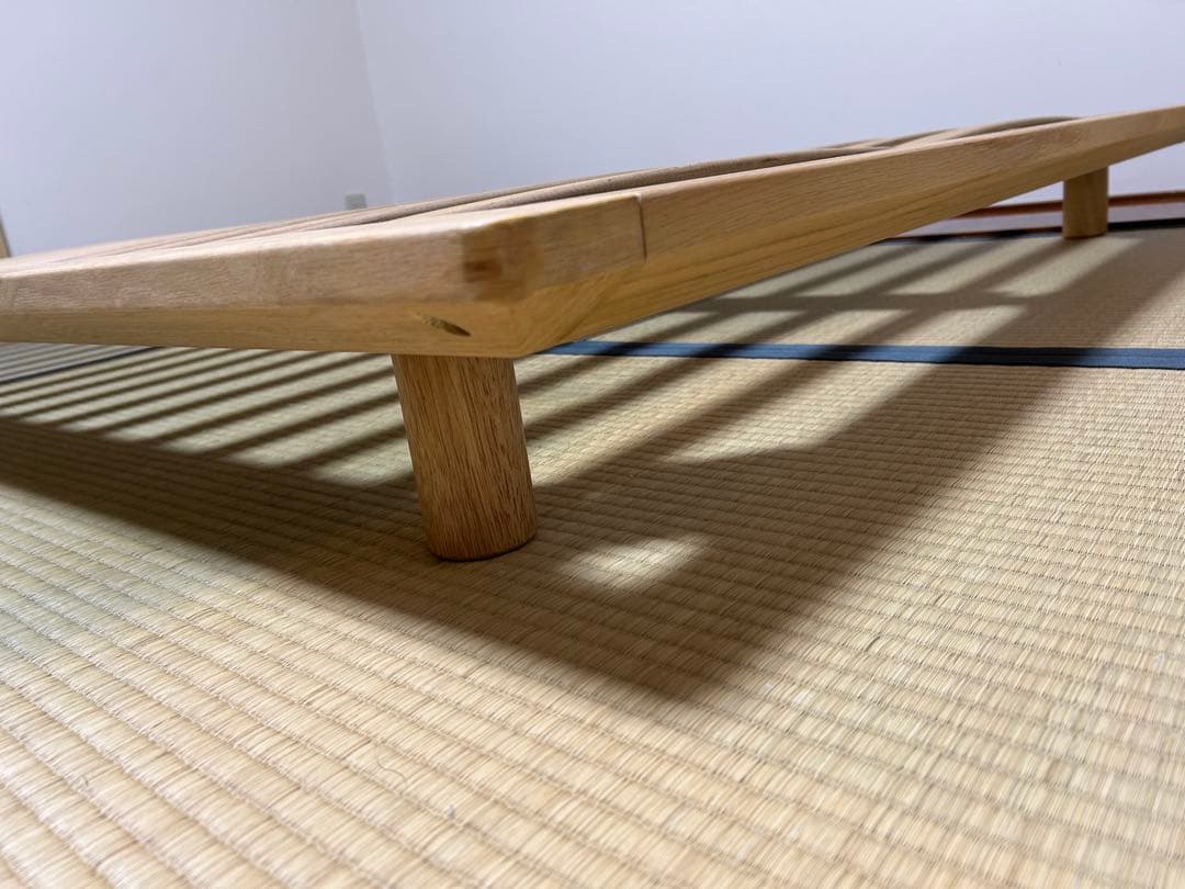 無印良品 木製ベッドフレーム ダブル オーク材 2024年購入