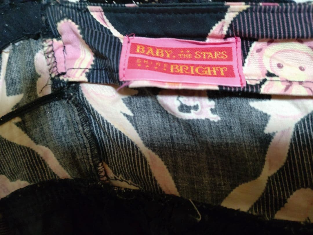 難アリ！BABY♡うさくみゃちゃんのおしゃれスゥイート柄ベビードールJSK♡黒